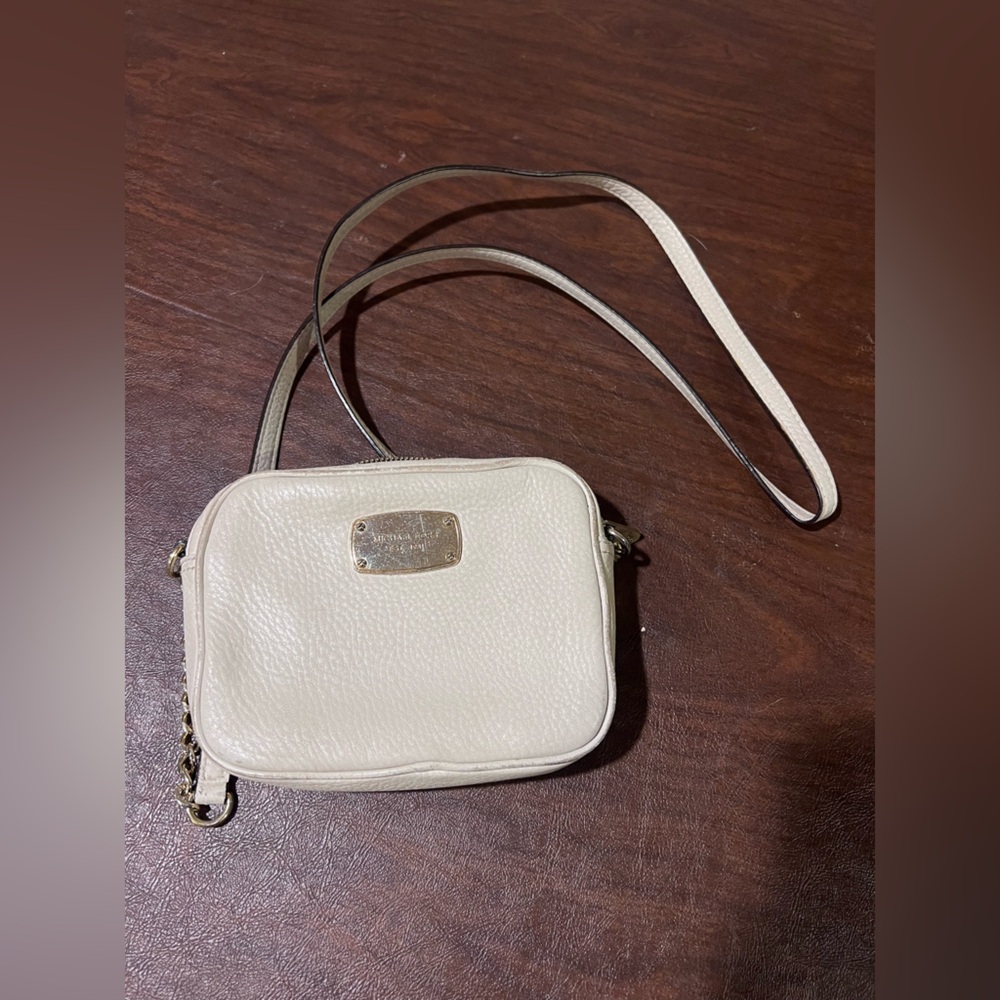 Michael Kors Cream Crossbody Bag